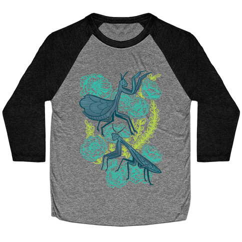 Praying Mantis Baseball Tee