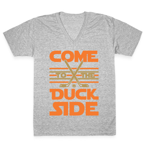 Come To The Duck Side V-Neck Tee Shirt