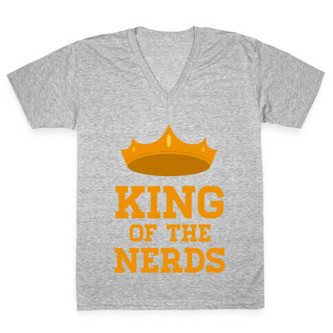 King of the Nerds V-Neck Tee Shirt