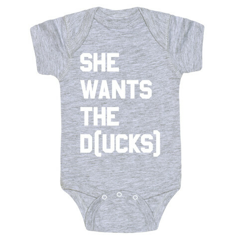 She Wants The D(ucks) Baby One-Piece