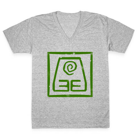 Earth Bender V-Neck Tee Shirt