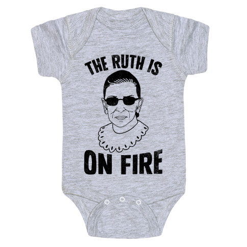 The Ruth Is On Fire (Vintage) Baby One-Piece