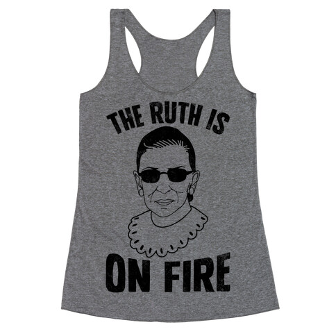 The Ruth Is On Fire (Vintage) Racerback Tank Top