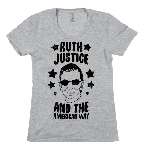 Ruth, Justice, And The American Way (Vintage) Womens T-Shirt