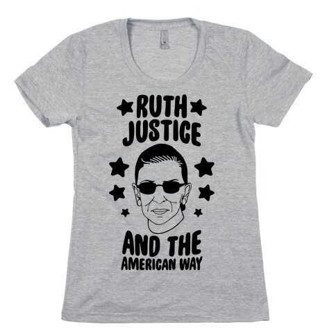 Ruth, Justice, And The American Way Womens T-Shirt