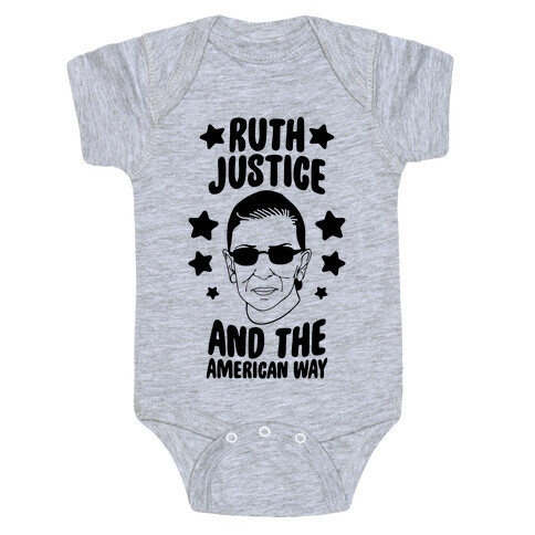Ruth, Justice, And The American Way Baby One-Piece