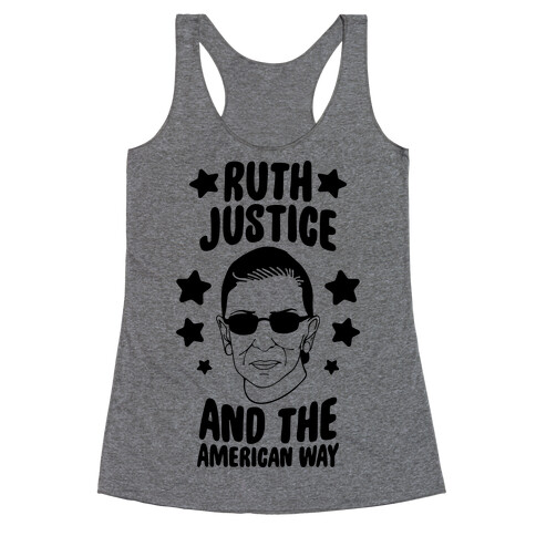 Ruth, Justice, And The American Way Racerback Tank Top