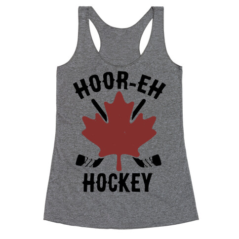 Hoor-Eh Hockey Racerback Tank Top