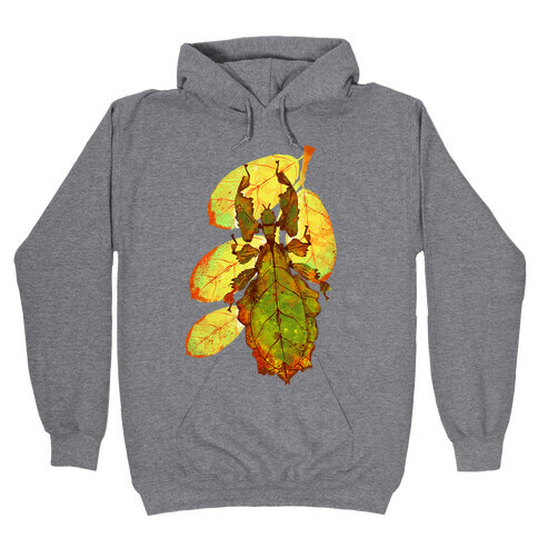 Phylliidae Walking Leaf Hooded Sweatshirt