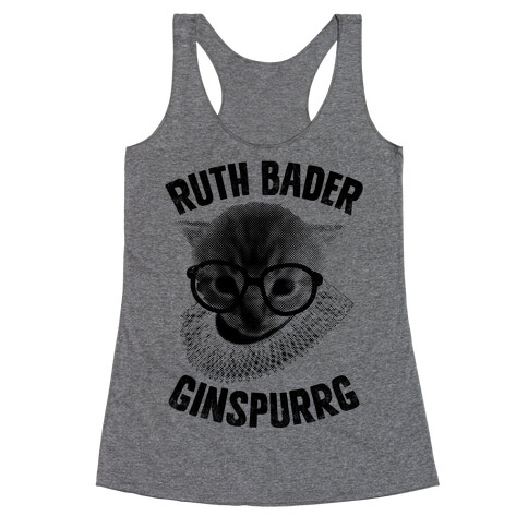 Ruth Bader Ginspurrg (Vintage) Racerback Tank Top