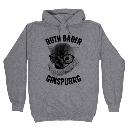 Ruth Bader Ginspurrg (Vintage) Hooded Sweatshirt