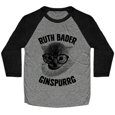 Ruth Bader Ginspurrg Baseball Tee