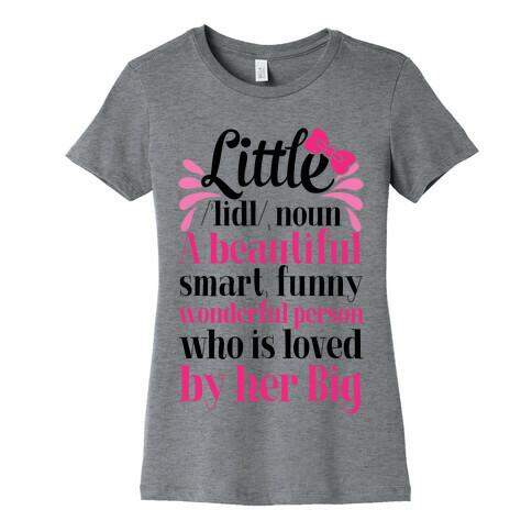 Little Definition (Sorority) Womens T-Shirt