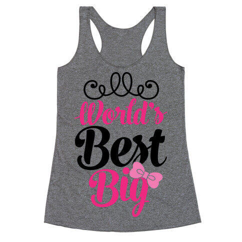 World's Best Big Racerback Tank Top