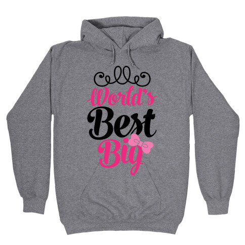 World's Best Big Hooded Sweatshirt