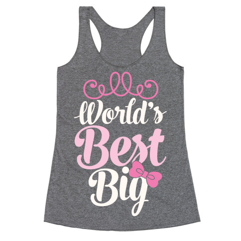 World's Best Big Racerback Tank Top