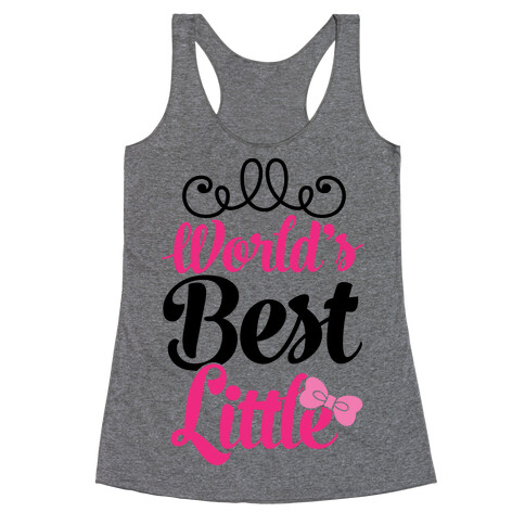 World's Best Little Racerback Tank Top