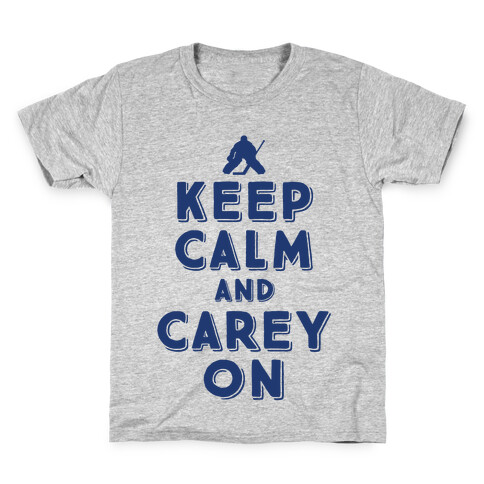 Keep Calm And Carey On Kids T-Shirt