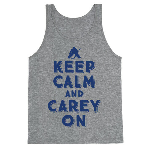 Keep Calm And Carey On Tank Top