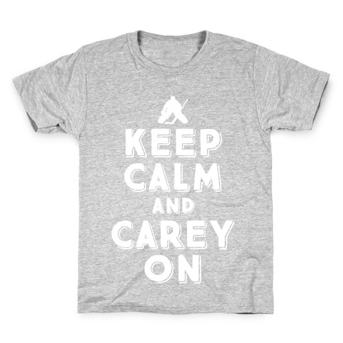 Keep Calm And Carey On Kids T-Shirt