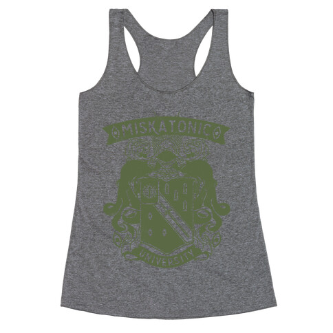 Miskatonic University Racerback Tank Top