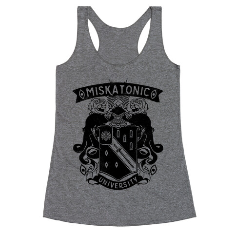 Miskatonic University Racerback Tank Top