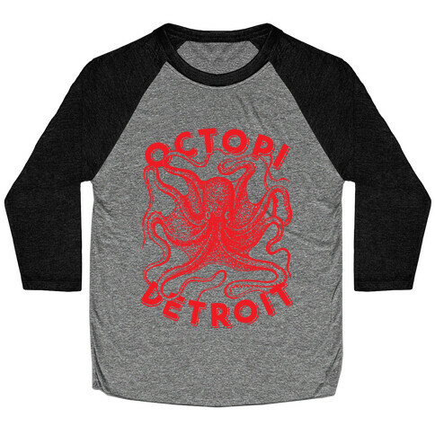 Octopi Detroit Baseball Tee