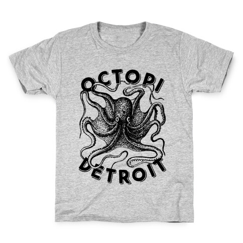 Octopi Detroit Kids T-Shirt