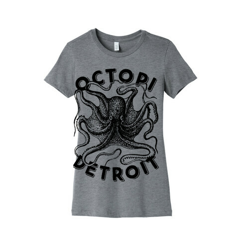 Octopi Detroit Womens T-Shirt