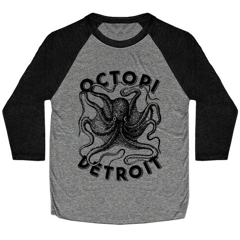 Octopi Detroit Baseball Tee