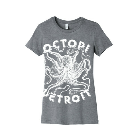 Octopi Detroit Womens T-Shirt