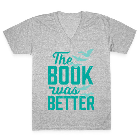 The Book Was Better (Divergent) V-Neck Tee Shirt