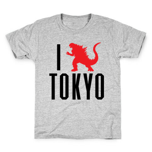 I Love Tokyo (Godzilla) Kids T-Shirt