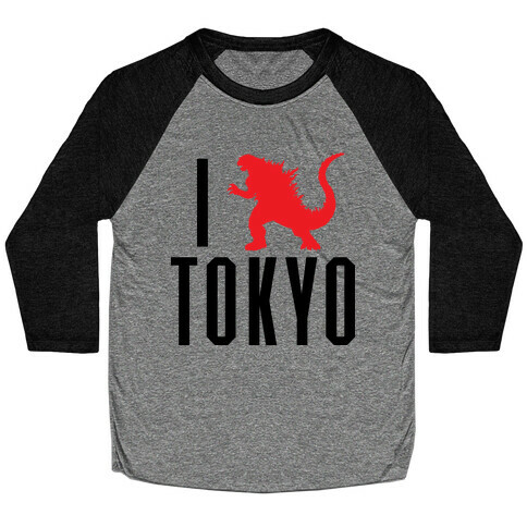 I Love Tokyo (Godzilla) Baseball Tee