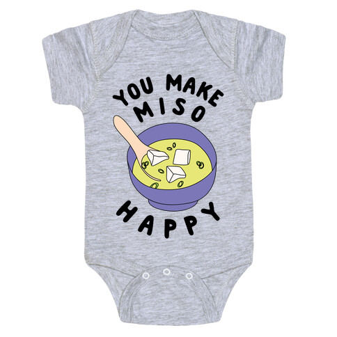 You Make Miso Happy Baby One-Piece