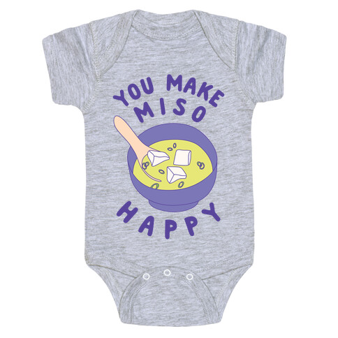 You Make Miso Happy Baby One-Piece