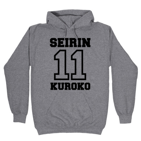Seirin Number 11: Kuroko Hooded Sweatshirt