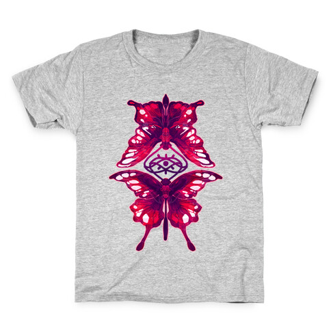 Crimson Butterflies Kids T-Shirt