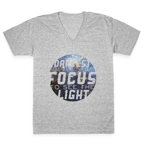 Focus on the Light Tank V-Neck Tee Shirt