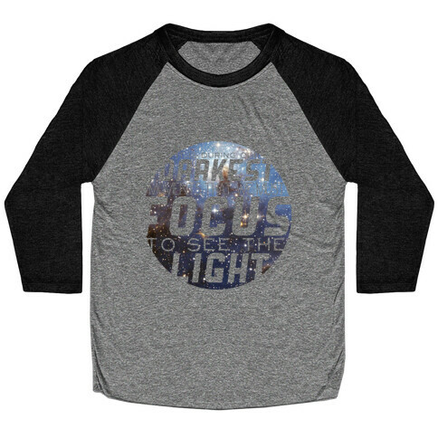 Focus on the Light Tank Baseball Tee