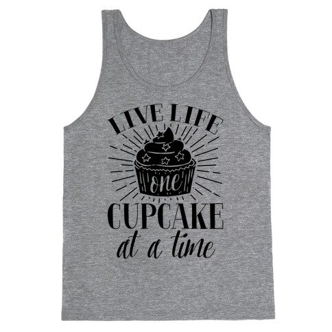 Live Life One Cupcake At A Time Tank Top