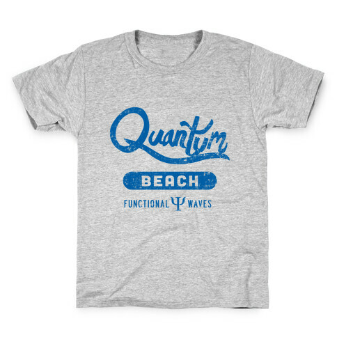 Quantum Beach - Wave Function Kids T-Shirt