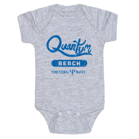 Quantum Beach - Wave Function Baby One-Piece