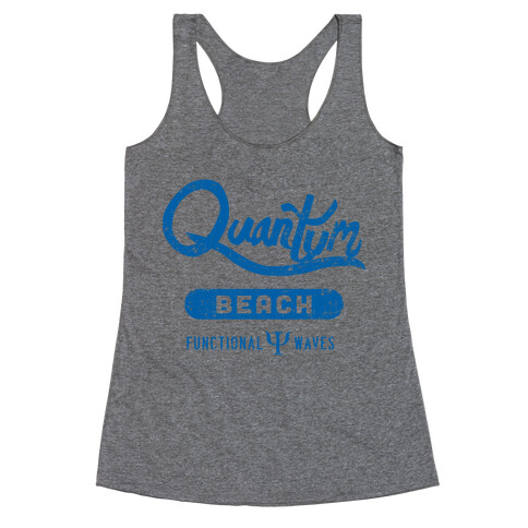 Quantum Beach - Wave Function Racerback Tank Top