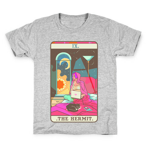 Hermit Tarot Card Kids T-Shirt