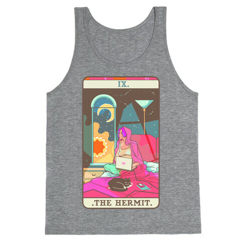 Hermit Tarot Card Tank Top