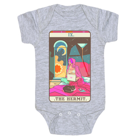 Hermit Tarot Card Baby One-Piece