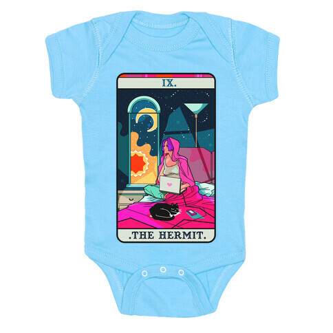 Hermit Tarot Card Baby One-Piece