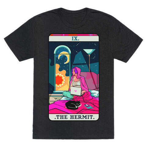 Hermit Tarot Card T-Shirt