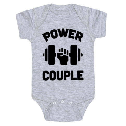 Power Couple Baby One-Piece